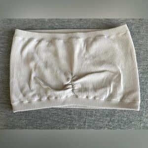 American‎ Eagle Outfitters Tube Bandeau Top Women L/XL Ribbed Strapless Stretch